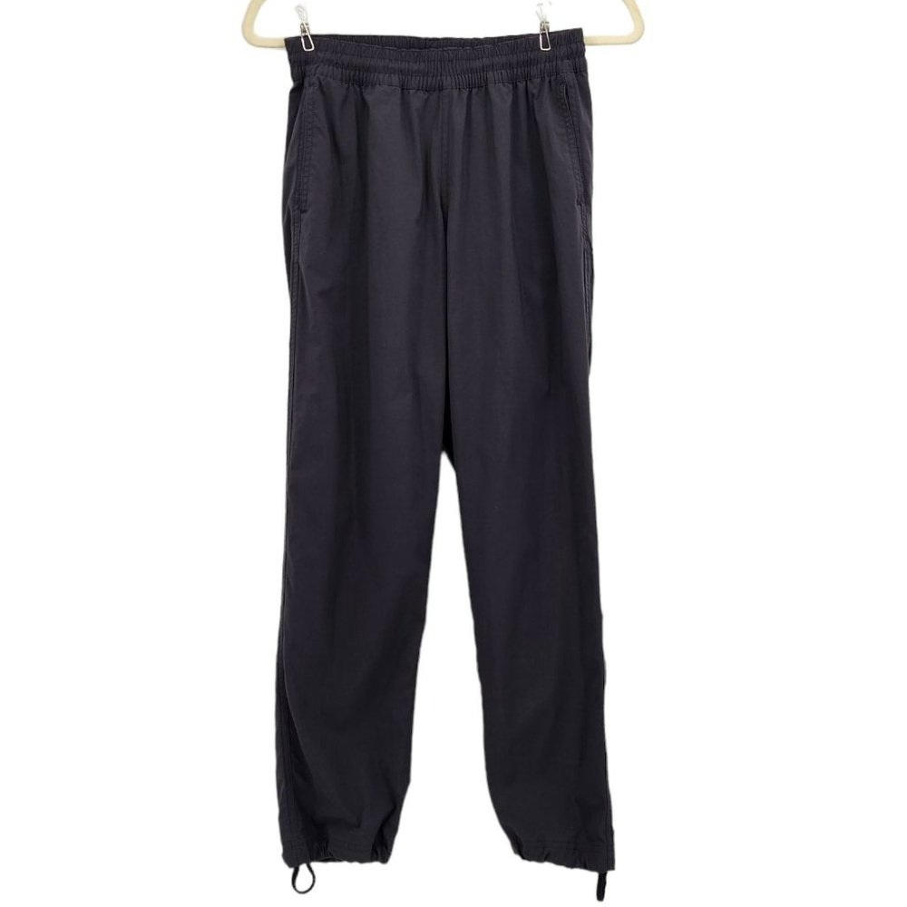 TOPO Designs Nylon Outdoor Activewear Black Crop Ankle Pants Womens Medium